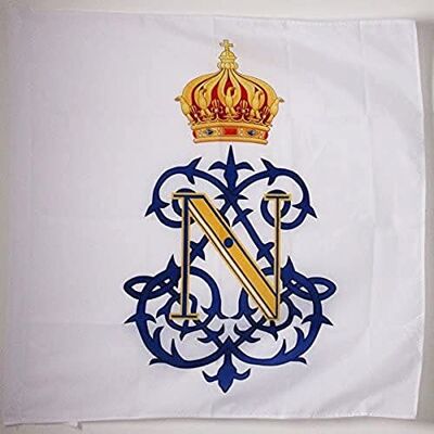 AZ Flag - Drapeau Monogramme Imperial Napoleon Iii 90x90cm AZ Flag - Drapeau Monogramme Imperial Napoleon Iii 90x90cm