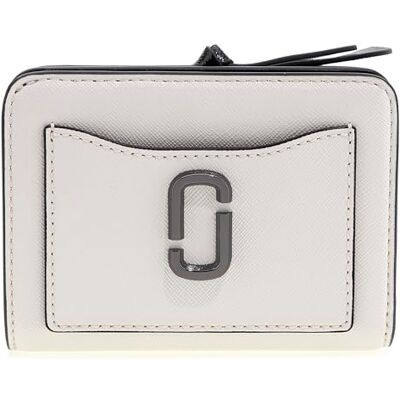 Marc Jacobs THE MINI COMPACT WALLET BLACK/WHITE Marc Jacobs THE MINI COMPACT WALLET BLACK/WHITE