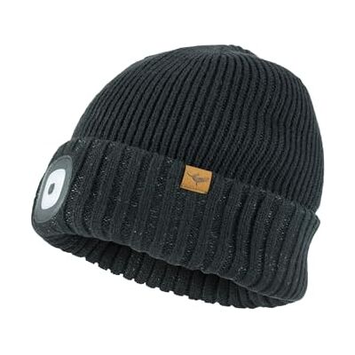 SEALSKINZ Waterproof Cold Weather LED Roll Cuff Gorro de Punto, Hombre SEALSKINZ Waterproof Cold Weather LED Roll Cuff Gorro de Punto, Hombre