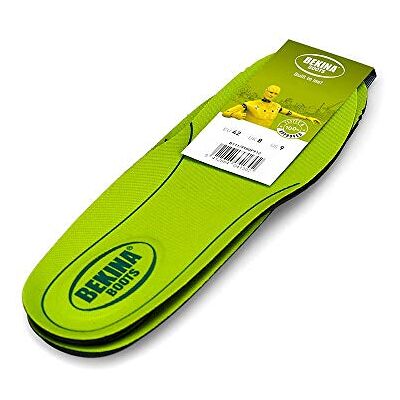 Bekina Solette ergonomiche Rimovibile per Scarponi da Lavoro: 2 solchi con Ammortizzazione supplementare nella Zona del Tallone, Piedi Anti-Sudore, Lavabili, Taglia 41 Bekina Solette ergonomiche Rimovibile per Scarponi da Lavoro: 2 solchi con Ammortizzazione supplementare nella Zona del Tallone, Piedi Anti-Sudore, Lavabili, Taglia 41