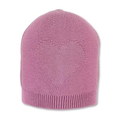 Sterntaler GOTS Strickmütze Heart, Cuffia Bambina, Rosa, 43 Sterntaler GOTS Strickmütze Heart, Cuffia Bambina, Rosa, 43