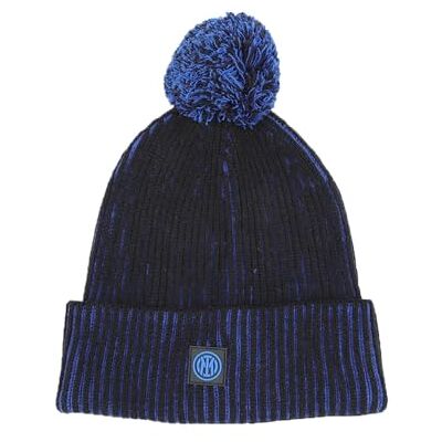 Inter Cappello Ponpon bicolore 52% VI 30% PL 18% PA Prodotto Ufficiale 153633 Inter Cappello Ponpon bicolore 52% VI 30% PL 18% PA Prodotto Ufficiale 153633
