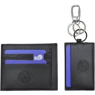 Inter Parure Portacarte di credito e Portachiavi 100% Pelle 153446 Inter Parure Portacarte di credito e Portachiavi 100% Pelle 153446