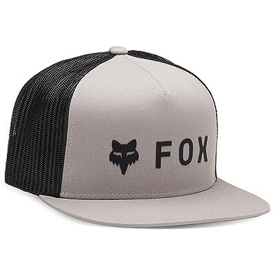 Fox Men's Absolute Mesh Trucker Steel Grey Snapback Hat Fox Men's Absolute Mesh Trucker Steel Grey Snapback Hat
