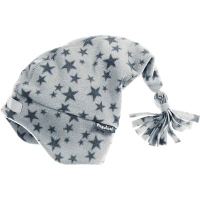 Playshoes Bambini Unisex Pile-Mütze Wintermütze, Berretto a Punta Grau Stelle, 51cm Playshoes Bambini Unisex Pile-Mütze Wintermütze, Berretto a Punta Grau Stelle, 51cm