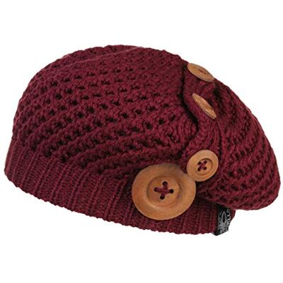 CHILLOUTS Nelly Hat, Beanie, OneSize, Bordeaux, CHILLOUTS Nelly Hat, Beanie, OneSize, Bordeaux,