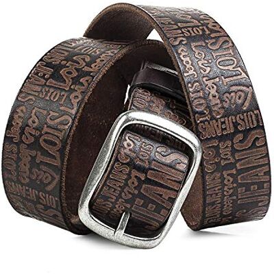 Lois Cintura da uomo Cinture da uomo in vera pelle con fibbia in metallo Cintura da uomo ideale per l'uso quotidiano Cinture da uomo in pelle 49810, pelle Lois Cintura da uomo Cinture da uomo in vera pelle con fibbia in metallo Cintura da uomo ideale per l'uso quotidiano Cinture da uomo in pelle 49810, pelle