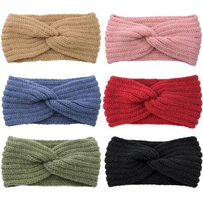 DRESHOW 6 Pezzi Fasce per Capelli in Maglia Elasticizzata Invernale Donna Morbido e Caldo Lana Turbante, Largo Lavorato a Maglia Fascia, Accessori Invernali DRESHOW 6 Pezzi Fasce per Capelli in Maglia Elasticizzata Invernale Donna Morbido e Caldo Lana Turbante, Largo Lavorato a Maglia Fascia, Accessori Invernali