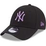 New Era York Yankees MLB League Essential Black Purple 9Forty Adjustable cap