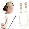 SSDH Negli Anni '20 Accessori Per Capelli Fasce Per Capelli Di Piume Accessori Per Capelli Per Feste Retrò Gatsby (Set 1)