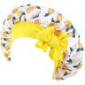 Cuwtheugwg Sudore Fronte Capretti Delle Ragazze Dei Ragazzi Del Cappello Della Della Protezione Dei Turbante Avvolgere la Turbante Cappelli Da Bagno Cuffia per la doccia Cappello da bagno (Yellow, One Size)