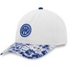 Inter Cappellino da Baseball, Collezione Rain, Design per Tifosi nerazzurri Accessorio Ufficiale e Resistente, Prodotto Ufficiale, Bianco