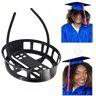 FZKun Assicura Il Tuo Cappello Di Laurea E La Tua Acconciatura Inserto Di Fascia Per Cappello Da Laurea Porta-cappello Grad Cap Remix Porta-fascia Per Capelli Regalo Per Amici Sorella (2pz)