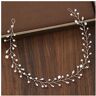 PiurUf Fascia Per Capelli Wedding Headdress Pearl Crystal Headband Accessori for capelli Bridal Capelli Parolaccio Donne Handmade Tiara Wedding Hair Ornaments Gioielli Fascia Per Capelli Donna (Size : Pink