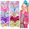 JoJo Siwa 12 fermagli per capelli per ragazze (2 set) – 12 clip a coccodrillo per ragazze con fiocco grande (1)