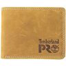 Timberland Portafoglio bifold RFID in pelle sottile da uomo con finestra ID posteriore, Grano/Pullman, taglia unica