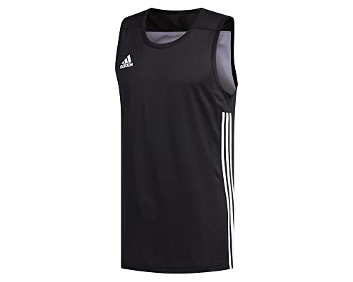 Adidas 3G Speed Reversible Sleeveless Jersey, T-Shirt Uomo, Black/White, M