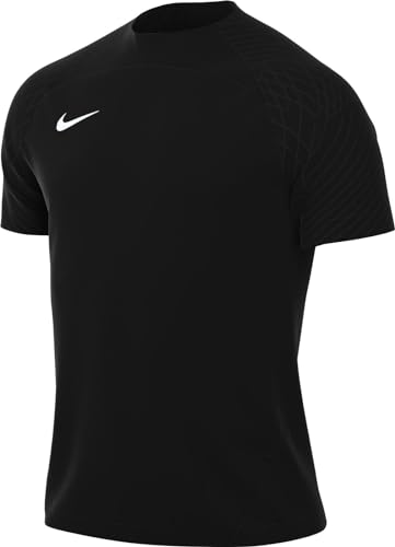 Nike M NK DF STRKE III JSY SS, T-Shirt Uomo, Black/Black/Black/White, XS