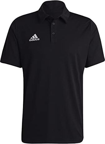 Adidas Entrada 22 Short Sleeve Polo Shirt Maglietta, Nero, XL Uomo