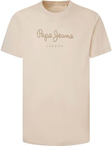 Pepe Jeans Eggo N, T-Shirt Uomo, Marrone (Light Beige),XL