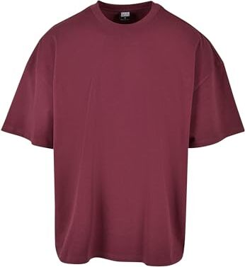 Urban Classics Ultra Heavy Oversized Tee, T-shirt, Uomo, Rosso (Cherry), XL