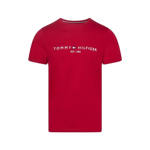 Tommy Hilfiger TOMMY LOGO TEE, T-shirt, Uomo, Royal Berry, XS
