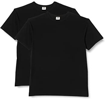 Urban Classics Organic Basic Tee Confezione da 25 T-Shirt, Nero e Nero, XXL (Pacco da 2) Uomo