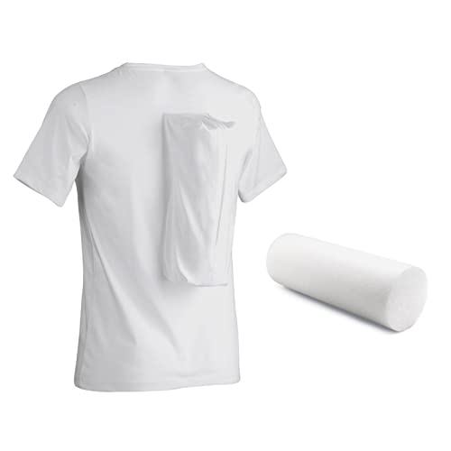 somnipax Standard Maglietta Anti-Russamento con Rotolo di Schiuma Rigida, per Uomo [XXXL]