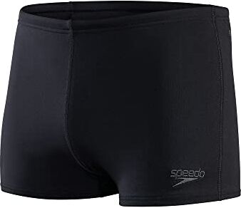 Speedo ECO Endurance+ Aquashort, vestibilità comoda, look classico, 100% resistente al cloro, asciugatura rapida, uomo, nero, 3/30 EU