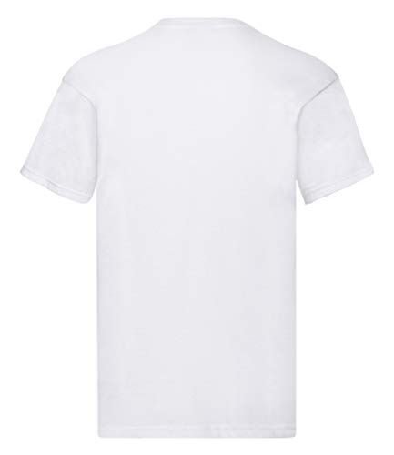 Fruit of the Loom Mens Original Pack, T-Shirt Uomo, Bianco, XX-Large