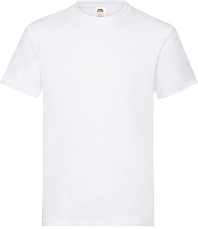 Fruit of the Loom Heavy Cotton Tee Shirt 3 pack, T-shirt da uomo, colore bianco, taglia Large