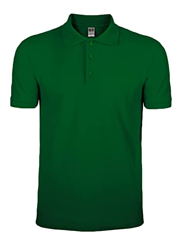 CHEMAGLIETTE! - ABBIGLIAMENTO E PERSONALIZZAZIONI Chemagliette Polo Uomo Manica Corta Maglia Abbigliamento da Lavoro, T Shirt 100% Cotone Piquet, Maglietta Tinta Unita con Colletto e Bottoni Evolution