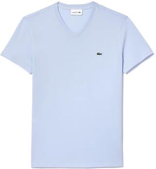 Lacoste -Men S TEE-SHIRT-TH6710-00, Blu Chiaro, M