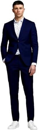 Jack & Jones Jprfranco Suit Noos Completo, Medieval Blue, 48 Uomo