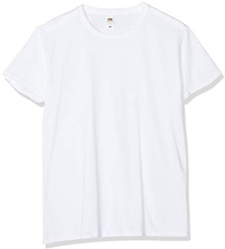 Fruit of the Loom Iconic, Lightweight Ringspun Tee, 3 Pack T-Shirt, Bianco (White 30), Medium (Pacco da 3) Uomo