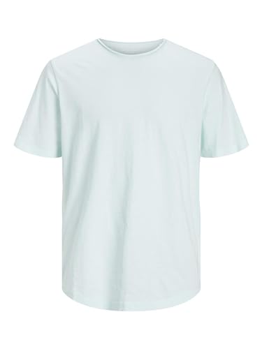 Jack & Jones JJEBASHER TEE O-NECK SS NOOS, T-Shirt Uomo, Turchese (Soothing Sea), XL