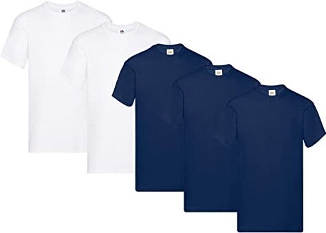 Fruit of the Loom Original T. T-shirt da uomo, confezione da 5, XXL