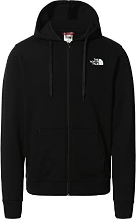 The North Face Felpa con Cappuccio con Zip a Tutta Lunghezza da Uomo Graphic Collection TNF Black, S