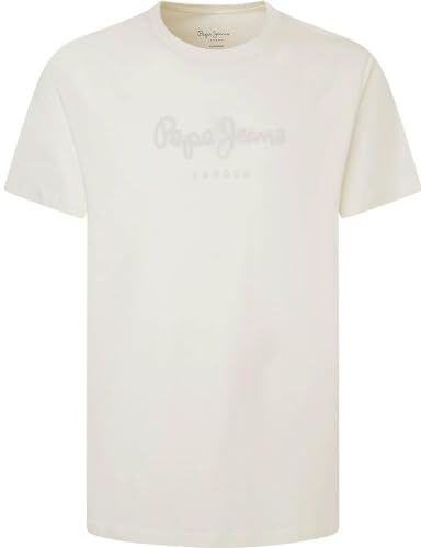 Pepe Jeans Eggo N, T-Shirt Uomo, Beige (Chalk White),XXL