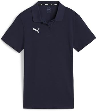 Puma Teamgoal Casuals Polo Wmn, Unisex-Adulto, Navy Bianco, M