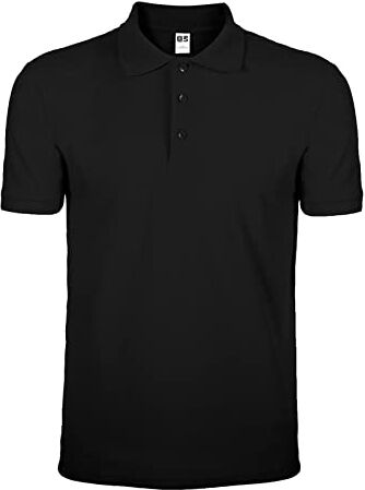 CHEMAGLIETTE! - ABBIGLIAMENTO E PERSONALIZZAZIONI Chemagliette Polo Uomo Manica Corta Maglia Abbigliamento da Lavoro, T Shirt 100% Cotone Piquet, Maglietta Tinta Unita con Colletto e Bottoni Evolution