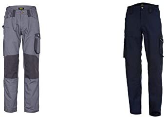 Diadora Utility Pantalone da Lavoro Rock ISO 13688:2013 per Uomo (EU L) & Utility Staff Cargo, Pantalone da Lavoro Uomo, Blu (Classic Navy), L 50 52 IT