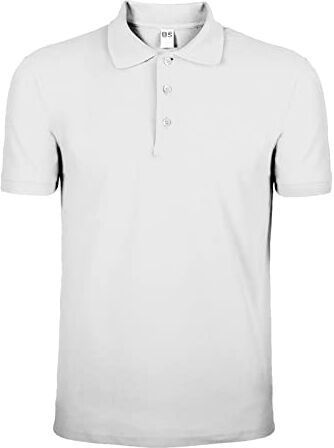 CHEMAGLIETTE! - ABBIGLIAMENTO E PERSONALIZZAZIONI Chemagliette Polo Uomo Manica Corta Maglia Abbigliamento da Lavoro, T Shirt 100% Cotone Piquet, Maglietta Tinta Unita con Colletto e Bottoni Evolution