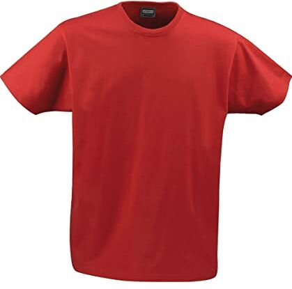 Jobman Workwear , 10-4100-8 T-Shirt, Rosso, XXL