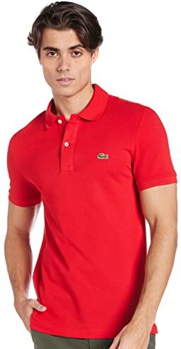 Lacoste Ph4012, Polo Uomo, Rosso (Red), XS