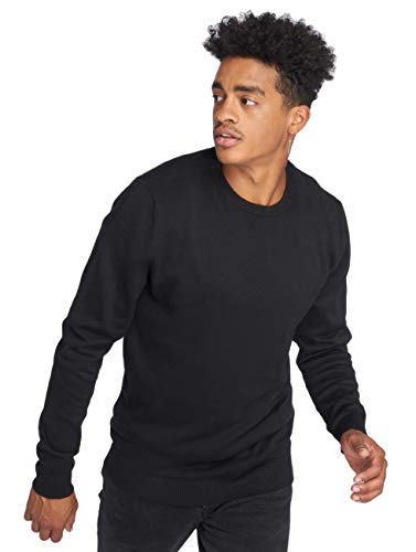 Jack & Jones Jjebasic Knit Crew Neck Noos, Felpa Uomo, Nero (Navy Blazer), XX-Large