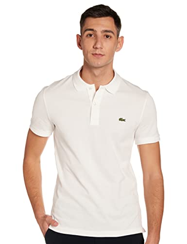 Lacoste Ph4012, Polo Uomo, Bianco (White), XS