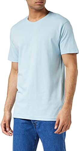 Build Your Brand T-Shirt Round Neck, Ocean Blue, M Uomo