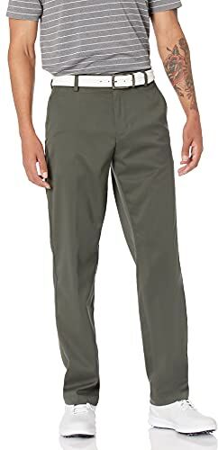 Amazon Essentials Pantaloni Elasticizzati con vestibilità Classica (Disponibile nelle Taglie Big & Tall) Uomo, Verde Oliva, 33W / 32L