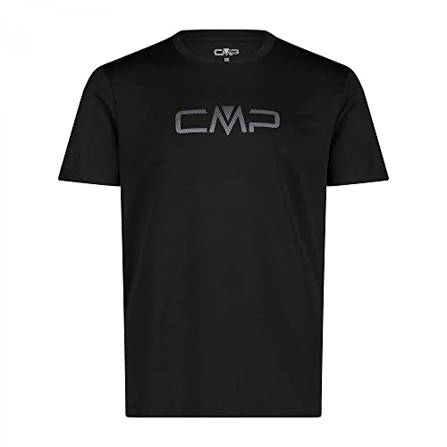 CMP T-shirt da uomo, Nero, 46